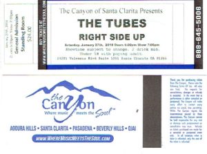 Right Side Up Opening The Tubes - Click To Purchase Tickets